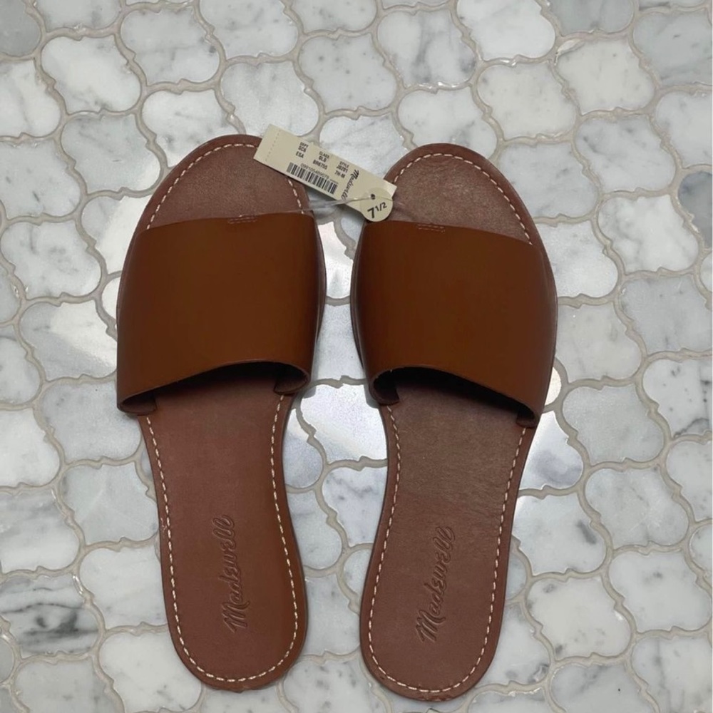 Madewell Brown Leather Sandals. Womens 7 1/2